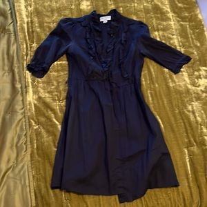 Frilly black dress